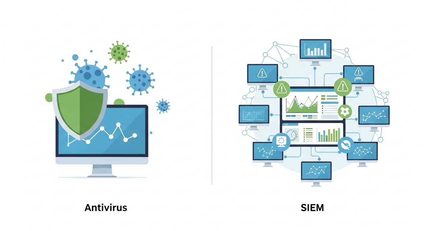 Antivirus vs SIEM