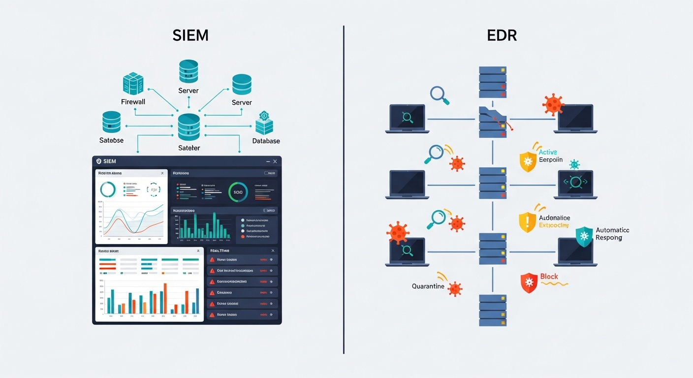SIEM vs EDR
