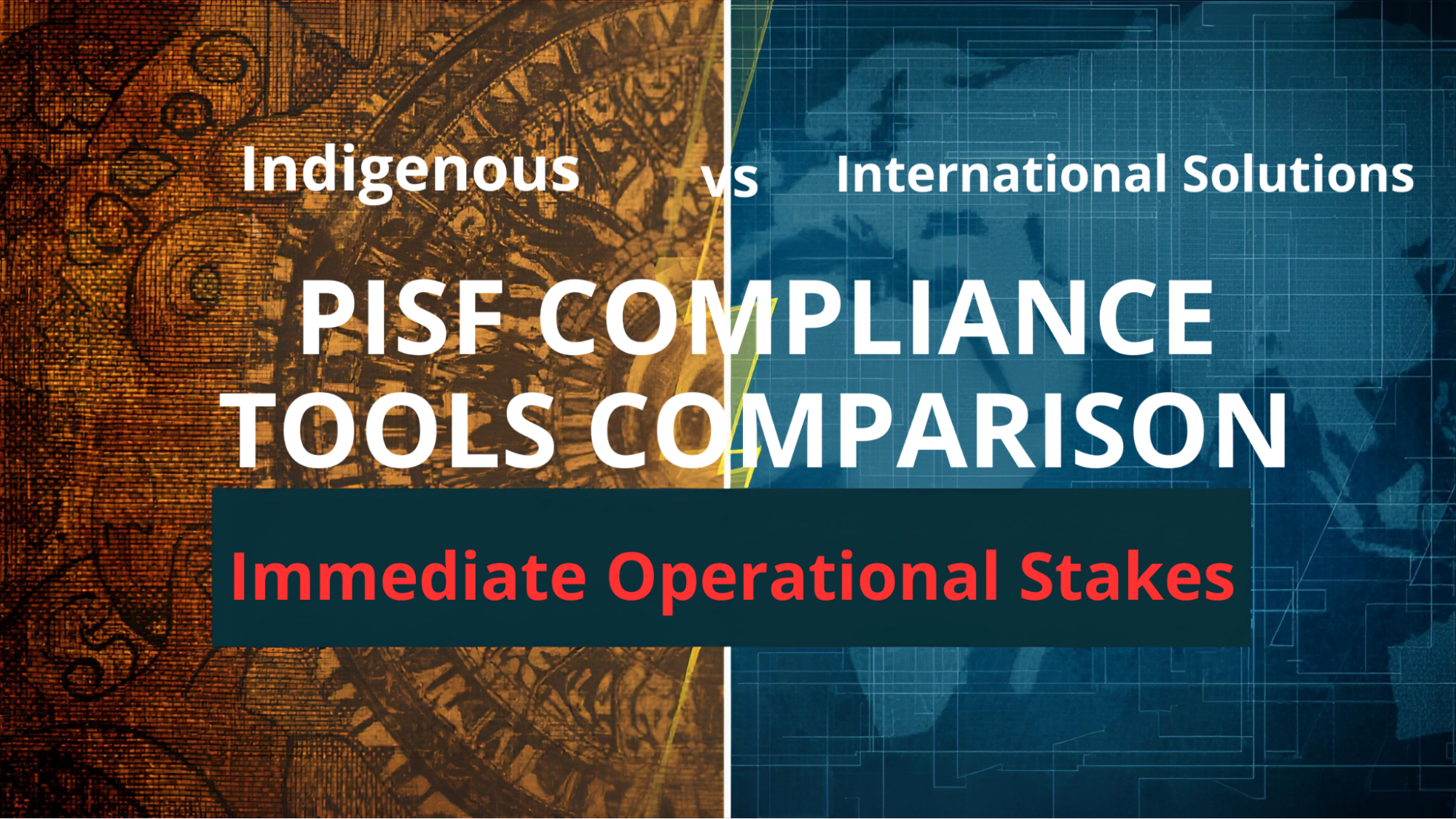 PISF compliance tools comparison indigenous vs international SIEM solutions